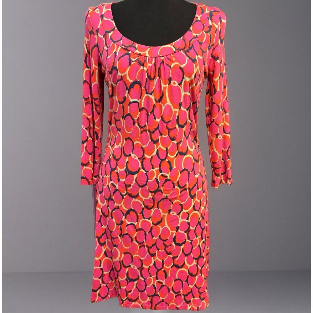 Boden Dress 6 Pink Retro Mod Office Career Church Classic Wedding Guest Party